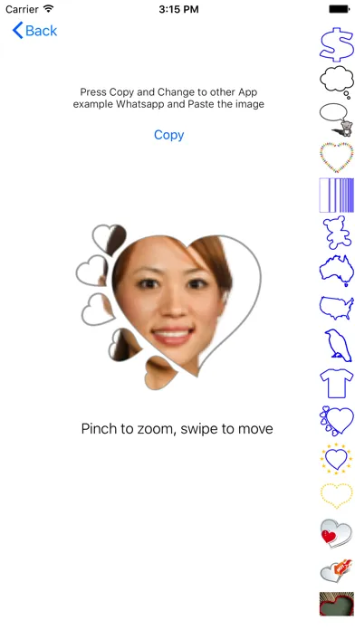 face crop sticker Screenshots