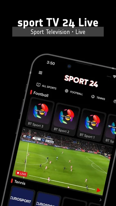 Sport TV 24: Sports Streaming Ekran Görüntüleri