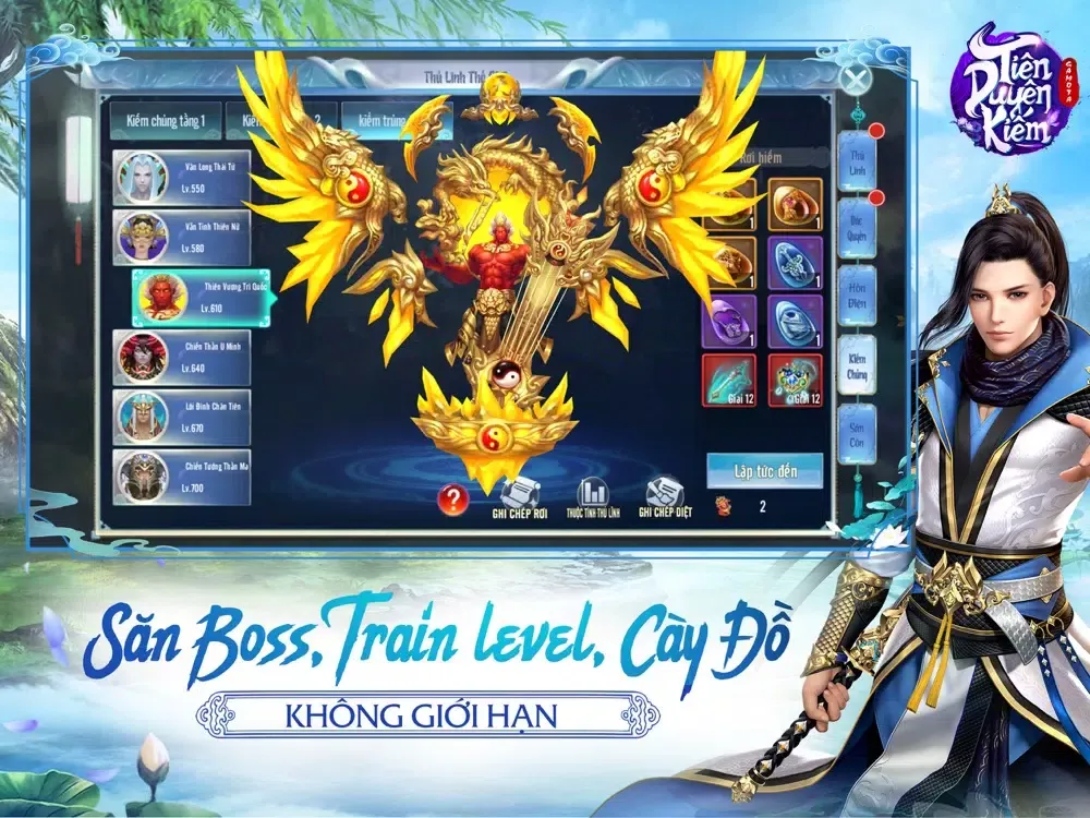 Ảnh chụp màn hình của Tiên Duyên Kiếm iPad 