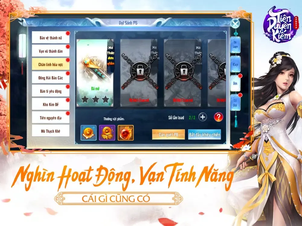 Ảnh chụp màn hình của Tiên Duyên Kiếm iPad 