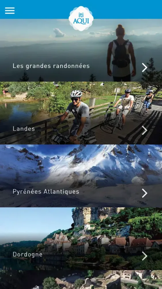 Capturas de tela do itinAQUI balades en Sud Ouest