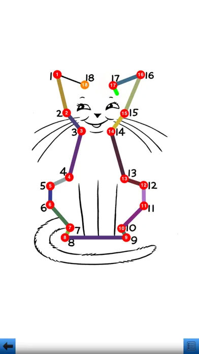 Kids Connect The Dots Coloring应用截图