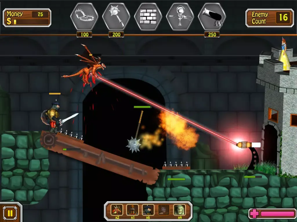 Tower Defense : Save Princess iPad  Screenshots