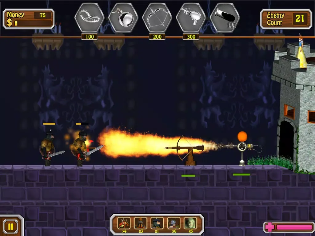 Tower Defense : Save Princess iPad  Screenshots