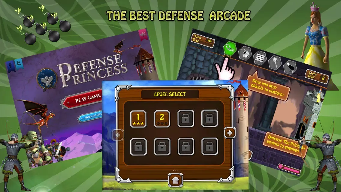 Tower Defense : Save Princess Screenshots