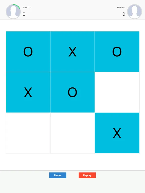 Tangkapan skrin Tic Tac Toe : Online iPad 