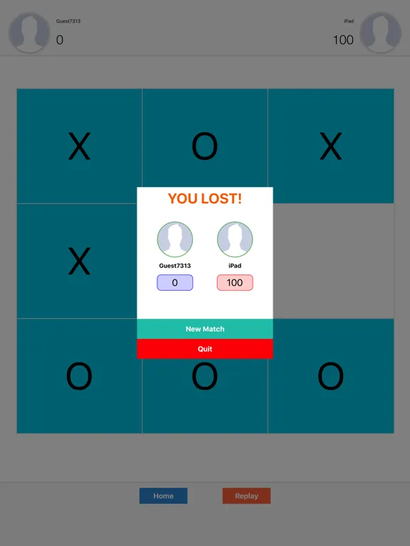 Tangkapan skrin Tic Tac Toe : Online iPad 