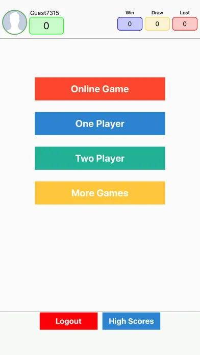 Tangkapan skrin Tic Tac Toe : Online