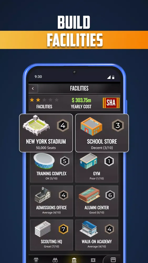 Ultimate College Football HC Screenshots