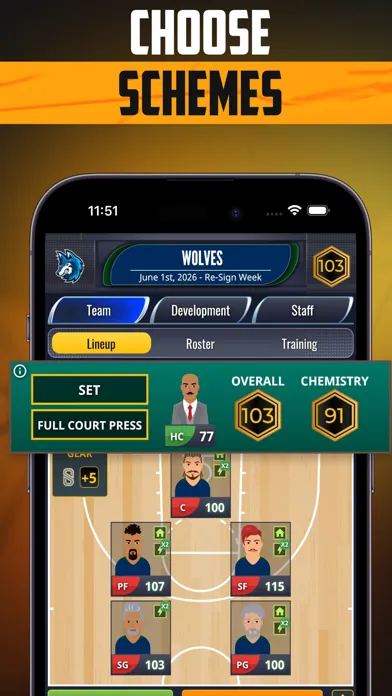 Capturas de pantalla de Ultimate Pro Basketball GM