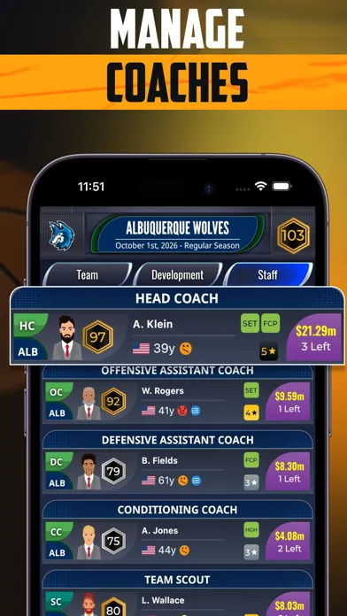 Capturas de pantalla de Ultimate Pro Basketball GM