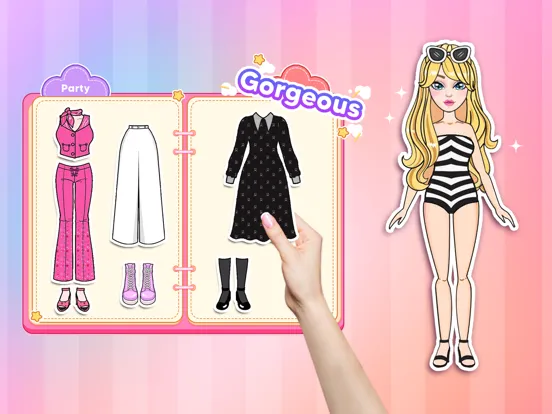 Capturas de pantalla de DIY Paper Doll Dress Fashion iPad 