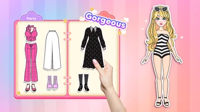 Capturas de pantalla de DIY Paper Doll Dress Fashion
