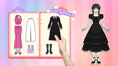 Capturas de pantalla de DIY Paper Doll Dress Fashion