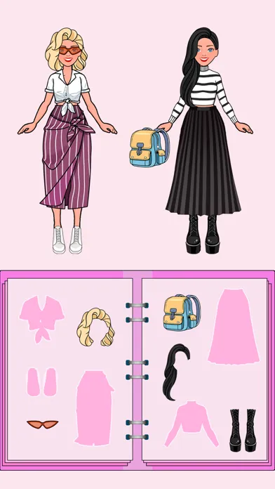 Capturas de pantalla de DIY Paper Doll Dress Fashion