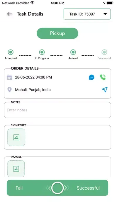 Dash Agent App Ekran Görüntüleri