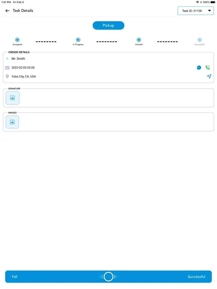 Ảnh chụp màn hình của elGenioX Delivery - Agente iPad 