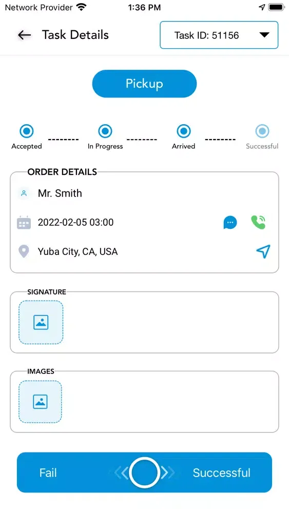 Ảnh chụp màn hình của elGenioX Delivery - Agente