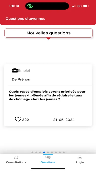 Captures d'écran de Guinée Connect