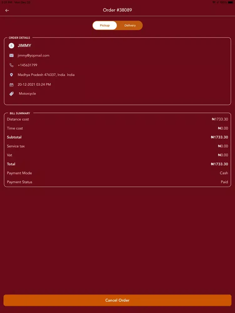 PiDi Customer iPad 應用截圖
