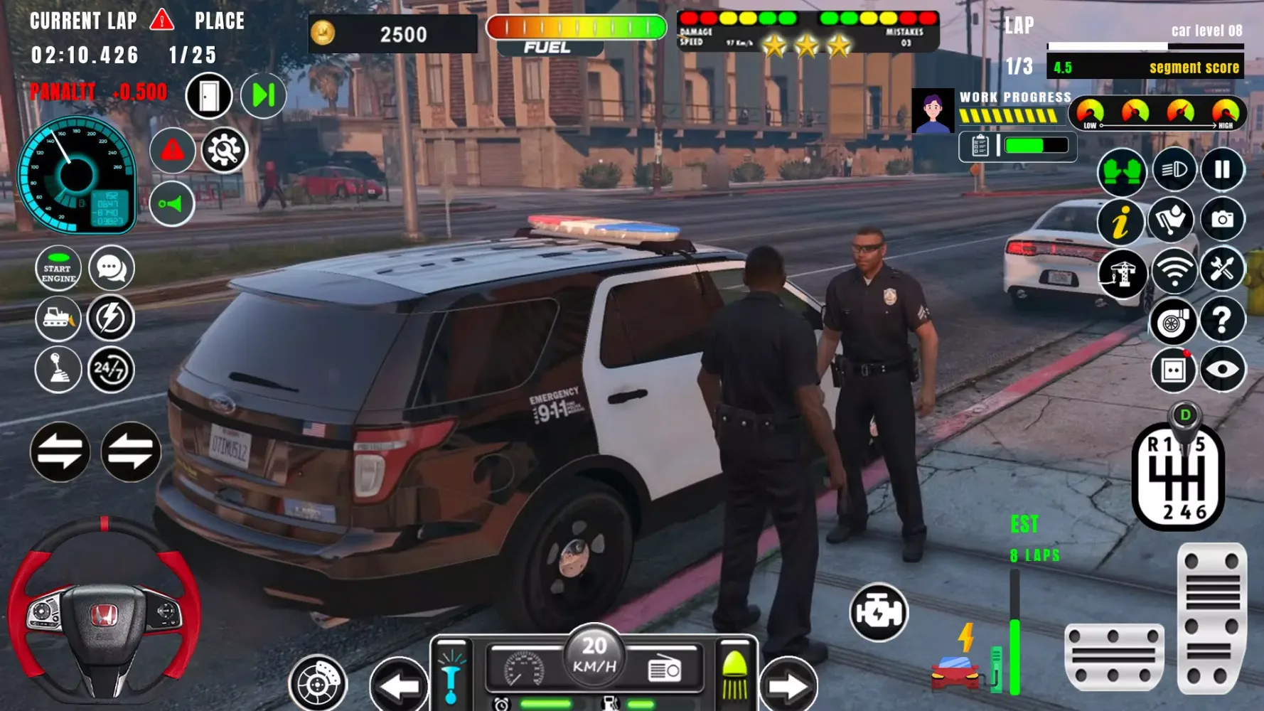 Cop Simulator Thief Chase Game 스크린샷