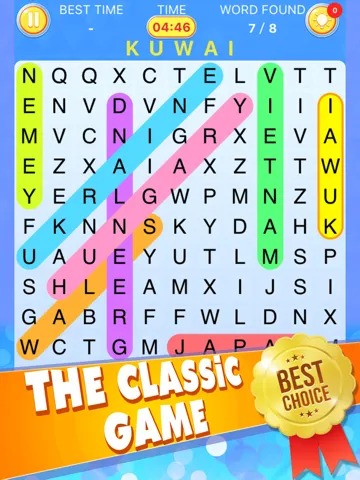 Tangkapan layar Word Search - Find Hidden Words Live Mobile Puzzle App iPad 