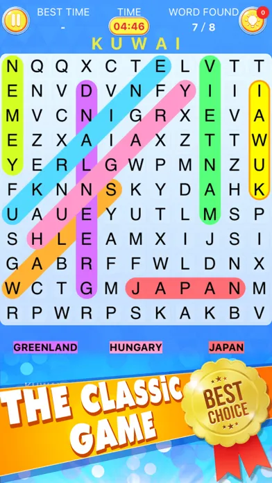 Tangkapan layar Word Search - Find Hidden Words Live Mobile Puzzle App