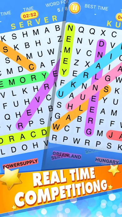 Tangkapan layar Word Search - Find Hidden Words Live Mobile Puzzle App