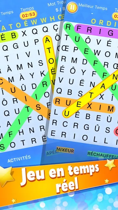 Скриншоты Recherche De Mot - Mots mêlés,Jeu de lettres