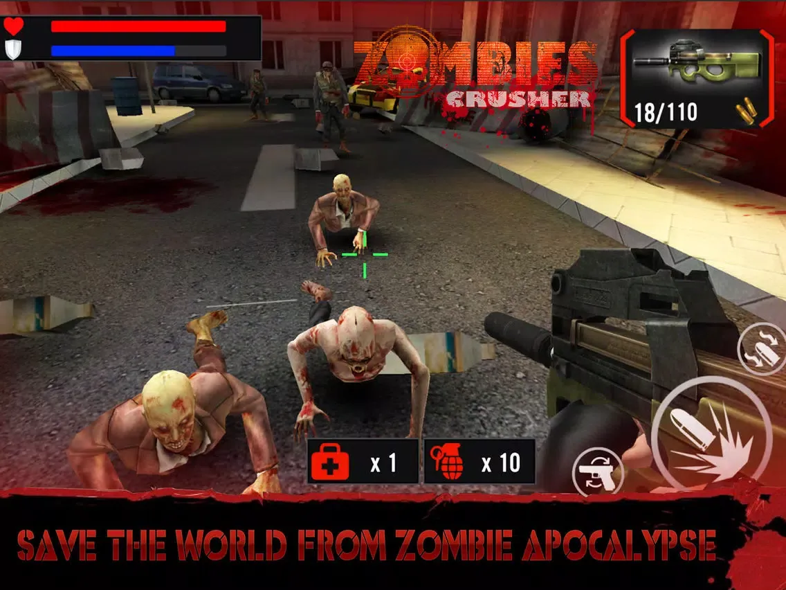 Zrzuty ekranu ZOMBIE CRUSHERS: Target Virus iPad 
