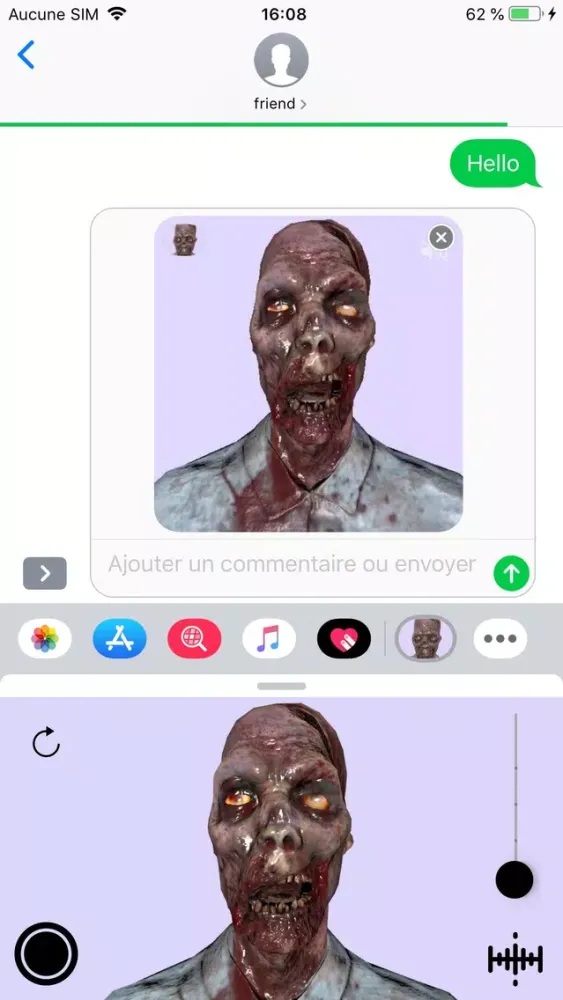 Скриншоты ZombiMoji Zombie Face