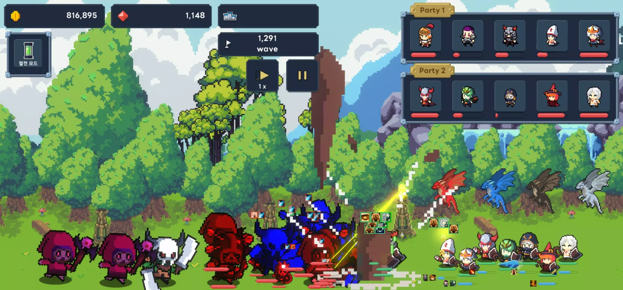 Grow Raid : Idle Defense স্ক্রিনশট