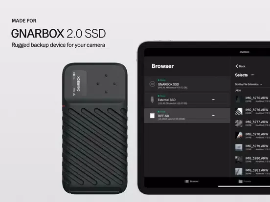 GNARBOX App iPad स्क्रीनशॉट