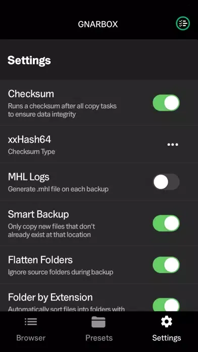 GNARBOX App स्क्रीनशॉट