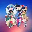 Pack of Chibi Anime Stickers