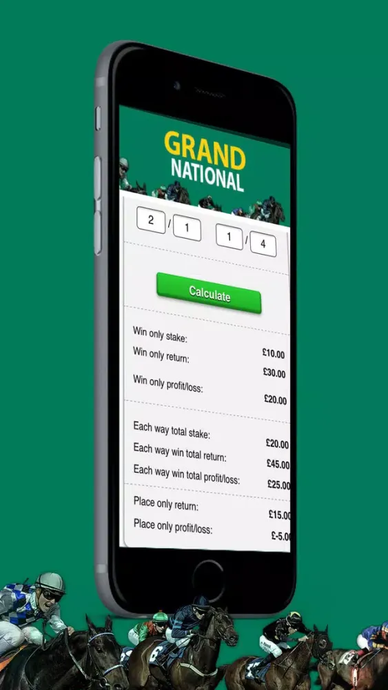 Screenshot di Grand National Betting Options and Odds Calculator