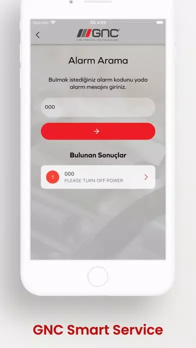 Ảnh chụp màn hình của GNC Smart Service