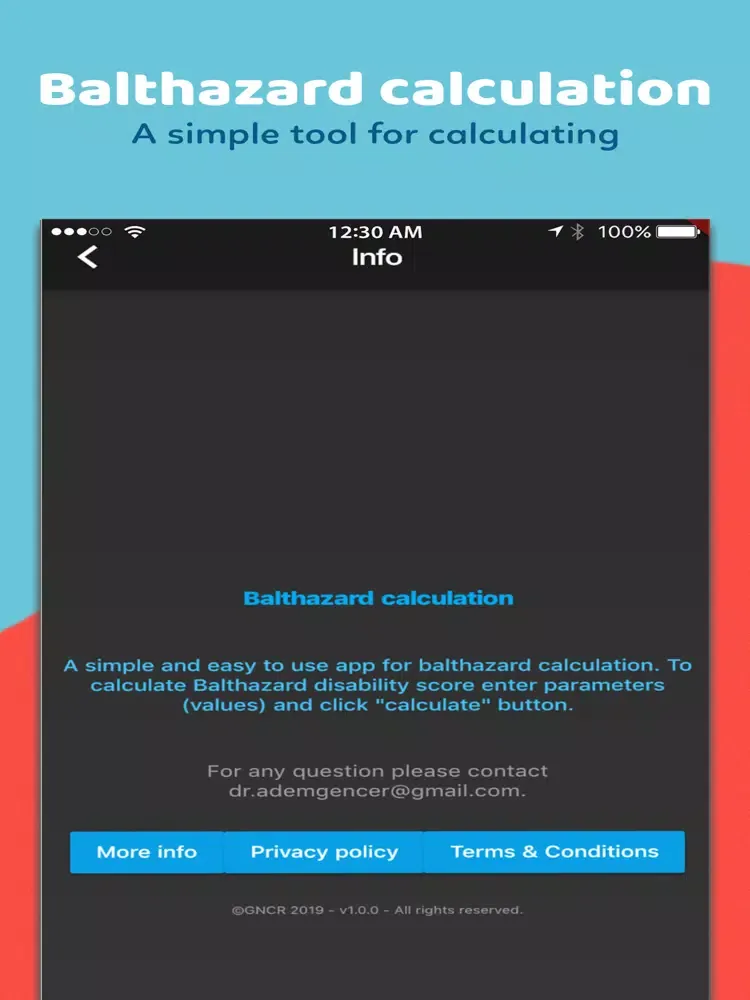 Balthazard calculation iPad 應用截圖