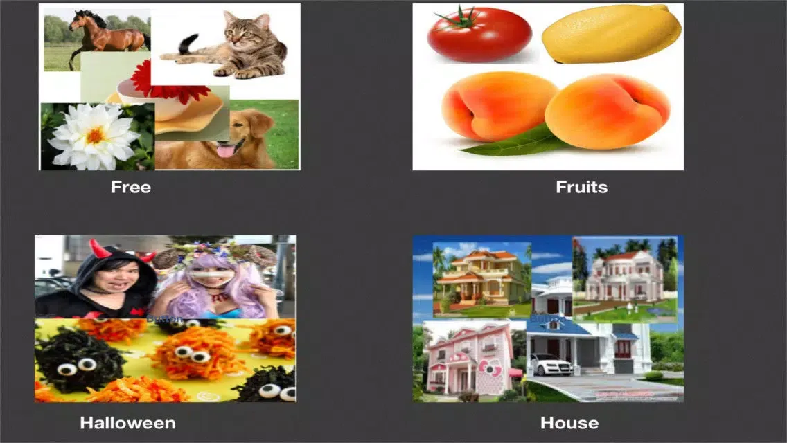 Capturas de pantalla de 8 Picture jigsaw PuzzleGame - 6 Cognitive Slider brain teasers & 4 shuffle pack puzzle game