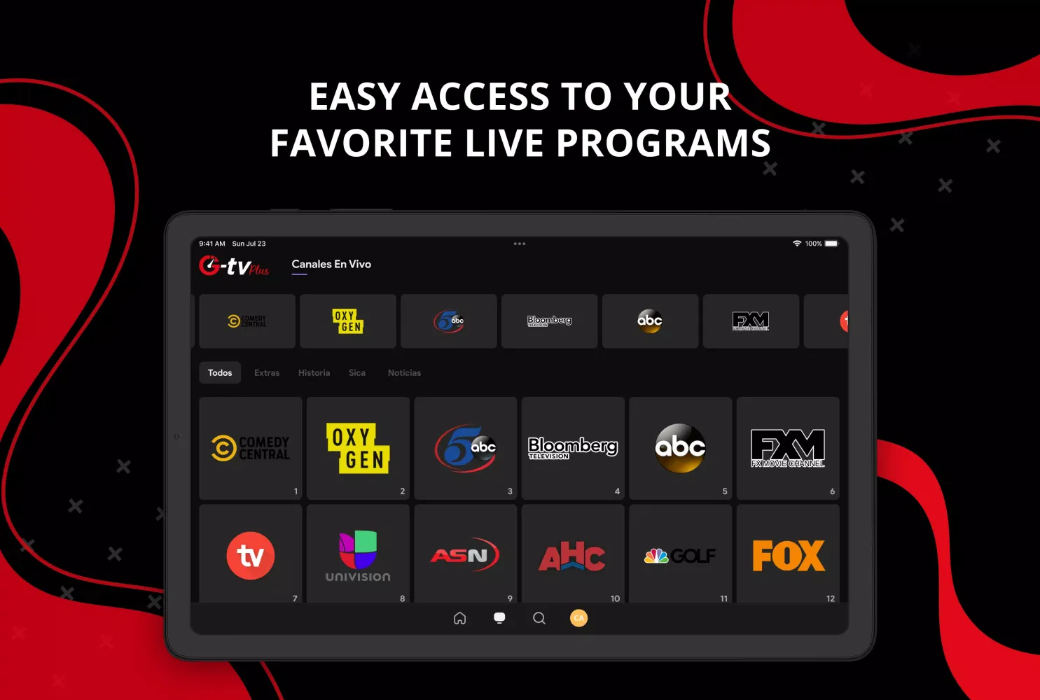 Screenshot di G-TV