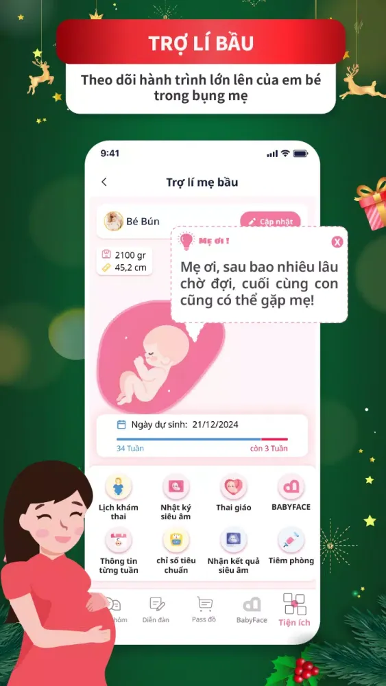 Tangkapan layar BEBERIA - Mẹ và bé