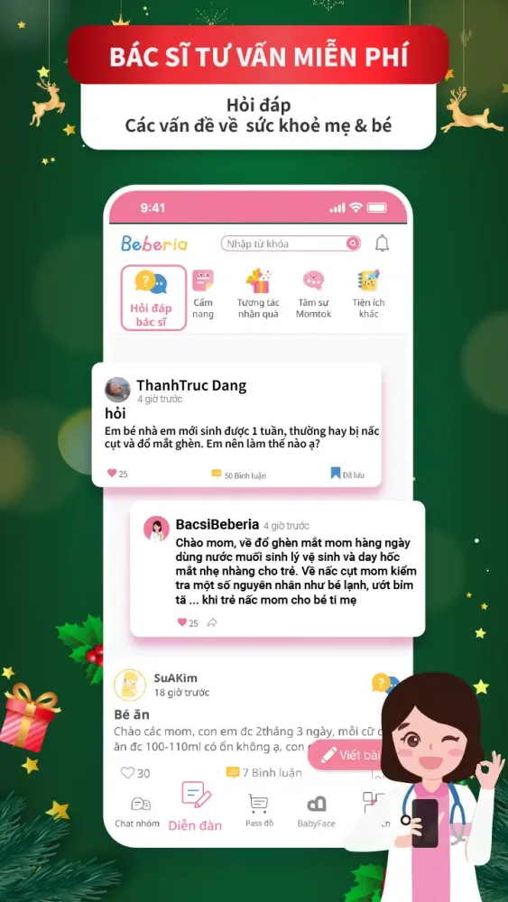 Tangkapan layar BEBERIA - Mẹ và bé