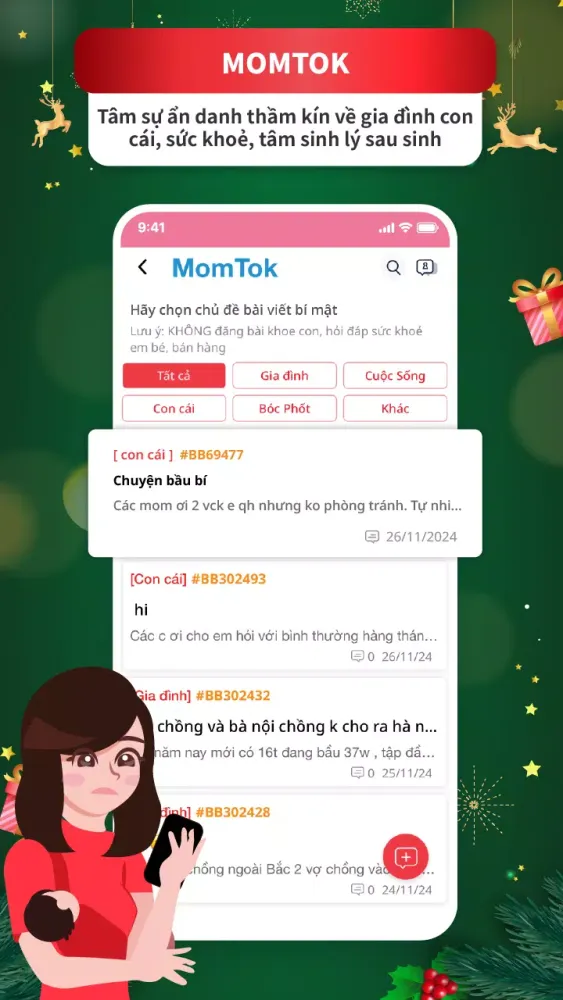Tangkapan layar BEBERIA - Mẹ và bé