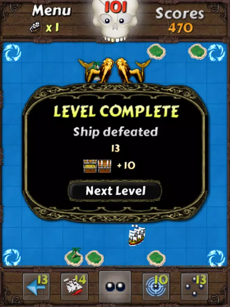 Seven Seas Deluxe - Destroy Pirate iPad  स्क्रीनशॉट