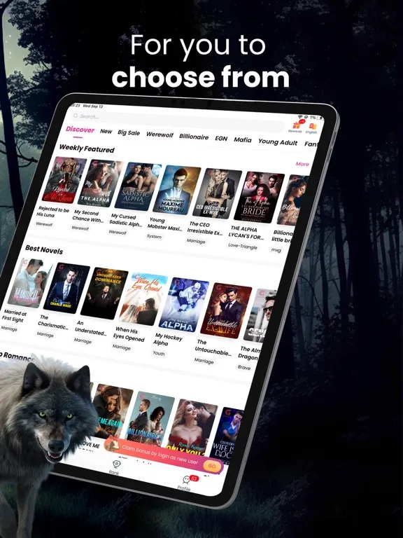 GoodNovel - Stories & Novels iPad  Ekran Görüntüleri