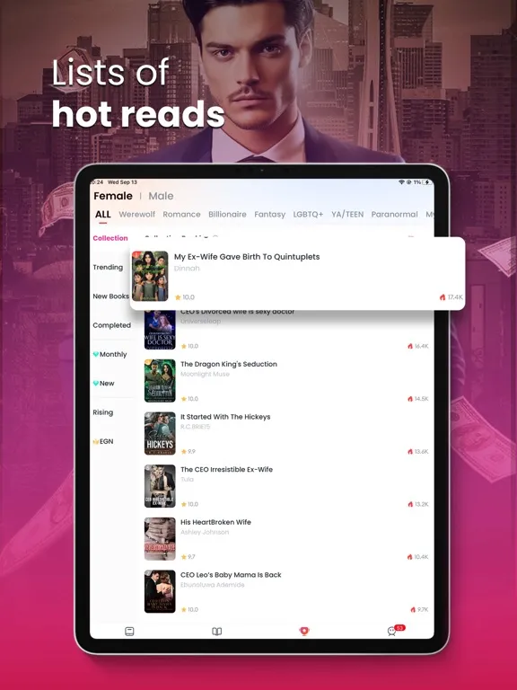 GoodNovel - Stories & Novels iPad  Ekran Görüntüleri