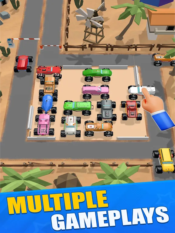 Capturas de tela do Airport Parking Jam 3D iPad 