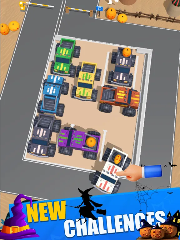 Capturas de tela do Airport Parking Jam 3D iPad 