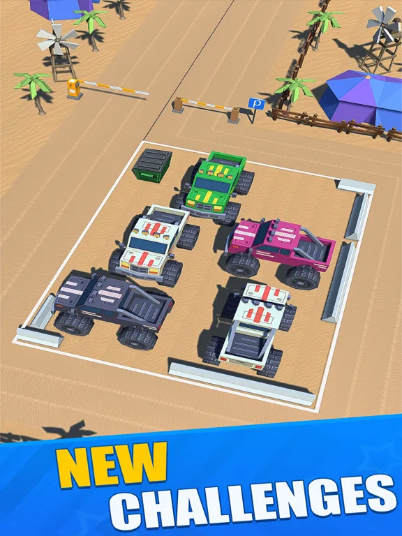 Capturas de tela do Airport Parking Jam 3D iPad 