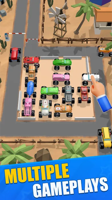 Capturas de tela do Airport Parking Jam 3D